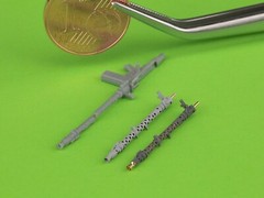 Master 1/35 WWII German machine gun MG-34 barrels drilled cooling jacket version
