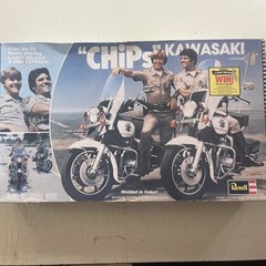 PARTS SEALED – Revell Kawasaki Motorcycle 1/12 Scale Model Chips TV Show 1980