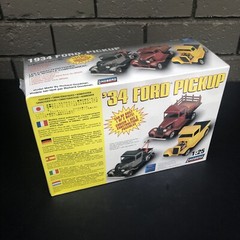 Lindberg 1934 Ford Pickup Build 3 Ways 1:25 Model Kit #72157 NEW SEALED Box Bent