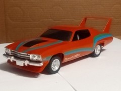 Built 74 Plymouth GTX 440 6 Pak Road Runner 1/25 Scale Model Mopar Muscle Car