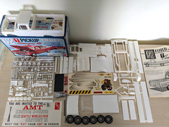 SUPER RARE! **ORIGINAL VINTAGE AMT 1962 FORD F-100 PICKUP TRUCK KIT *SUPER NICE!