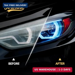Toretark Headlight Restoration Kit – No-Sanding, Restore Yellowed, Foggy Headlig