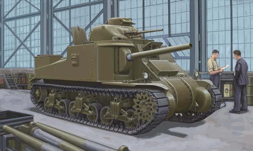 I LOVE KIT (Trumpeter) 1/35 M3A4 Medium Tank #63518 *Sealed* 📌USA📌