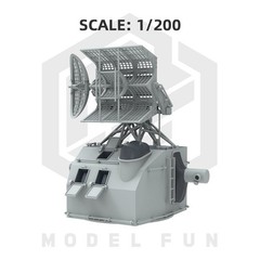 1/200/350/700 US Navy MK37+MK12/22 Fire Control Radar Missouri Late Edition 4pcs