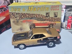 VINTAGE SURVIVOR MPC.REVELL.AMT. JO-HAN BUILT MODEL 🚗 CUSTOM PLYMOUTH CUDA..