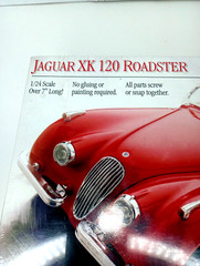 1993 TESTORS Burago JAGUAR XK 120 Roadster Metal Body 1:24 Model Kit 168 NIB VTG