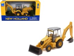 New Ray 32143 New Holland B110C Backhoe Loader Yellow