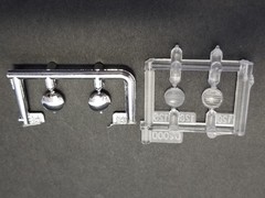 1970 Plymouth Cuda HEADLIGHTS from Revell 1:25 Model kit 70 HEAD LIGHTS