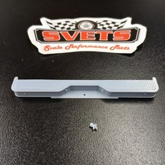 Vintage 1973-1987 GM Truck Rear Step Bumper W/Ball Receiver 3D Resin 1/24