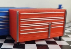 Toolbox Workbench Oil Pan Diesel Gas Vise Ramp 1/24 1/25 Scale Garage