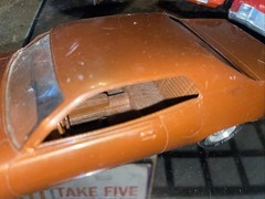 1971 Plymouth roadrunner promo amt Brown 1:25 Scale Model Car Rare Missing Seat