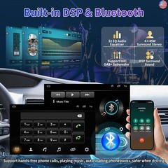 Car Stereo Radio for Hyundai Sonata 2015 2016 2017, 9″ Touchscreen Android 13