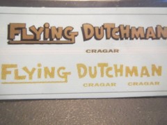 NEW! Flying Dutchman 66 Dart “Spun Gold” 1/25 Decals from Fremont Racing