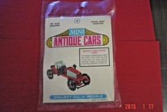 1902 Renault Model Kit Paris-Vienna Mini Antique Cars #9 Snap Kit France MISP