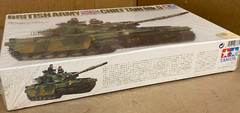 Sealed vtg 70s TAMIYA BRITISH ARMY CHIEFTAIN MK.5 TANK MODEL KIT 1/35 MM168 ww2