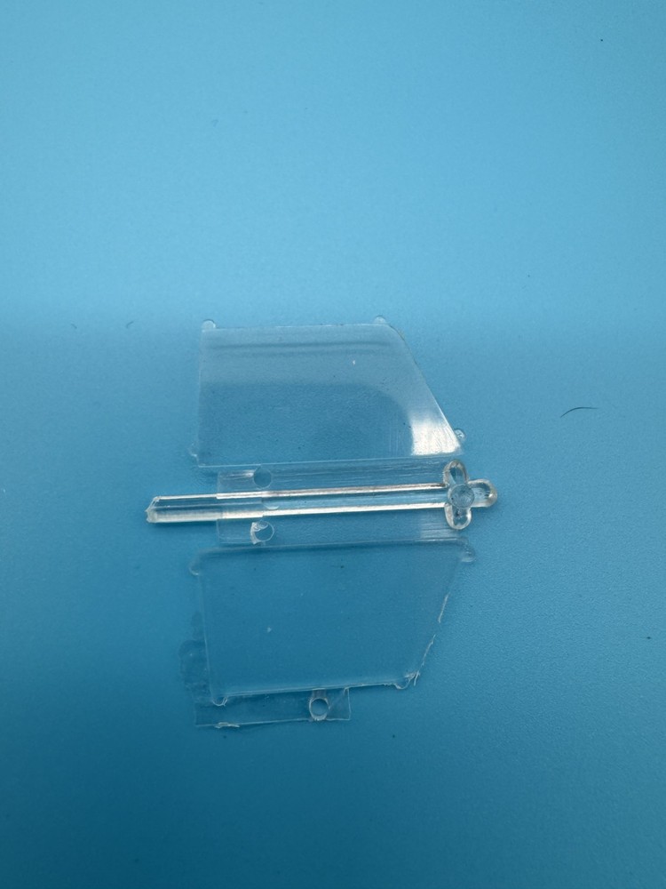 Jo-Han GC-1300 Plymouth Fury Police Pursuit Car Parts Bash Clr Sd Windows Both