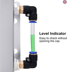 EVIL ENERGY Coolant Overflow Tank, Aluminum Coolant Reservoir Tank with Hose
