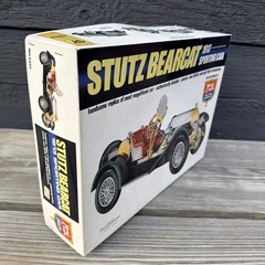 Vintage Metal Craft STUTZ BEARCAT 1913 Sporting Car Pewter-Tone Kit 6492 NIOB
