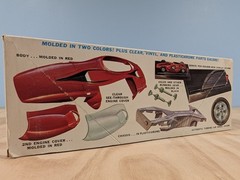 1967 MPC 1/20 Scale Andy Granatelli’s Revolutionary STP Indy Turbine Car #40 NOB