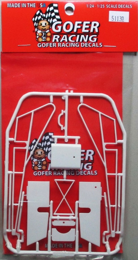 Gofer 51130 Early 1960’s T/F Tube Dragster Frame W/ Body plastic model kit 1/25