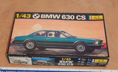VINTAGE, ORIGINAL HELLER BMW 630 CS MODEL KIT, 1/43 SCALE, #166, NOS