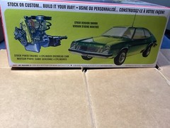 1/25 scale model car kit 77 Ford Pinto Chrome Rear Bumper No Box