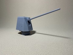 3D printing 1/200/350 MK-45 127mm naval gun of the United States Navy Unpainted