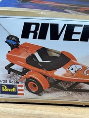 1970s REVELL RIVER RAT Model Kit Chevy Luv Pickup Boat Trailer. Missing Parts.