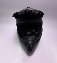 Favoto SC-09S Adult Off-Road Motocross Dirt Bike Helmet, Matte Black, XL