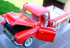 55Chevy1955 Pickup Truck Chevrolet Vintage Classic Built Metal Model Car1957 57