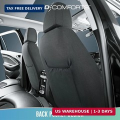 Road Comforts Car Seat Cover Full Set, Leather Mesh Seat Covers, Airbag Compatib