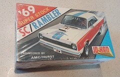 1969 Super Stock SC/RAMBLER vintage JO-HAN model Kit 69 SEALED