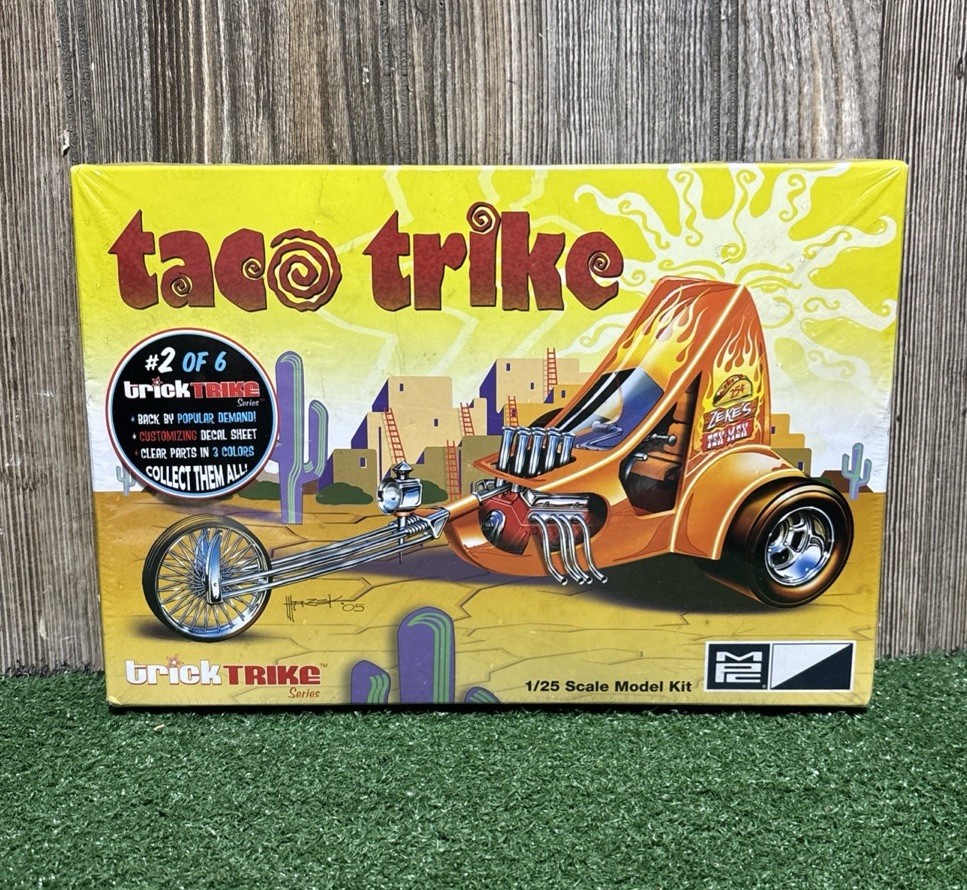MPC 1/25 Scale Ed Roth Taco Trike Plastic Model Kit MPC893 NEW SEALED