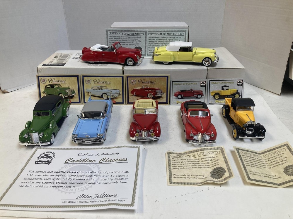 National Motor Museum Mint 1:32 Scale Diecast Collection – 7-Car Luxury Lot (193