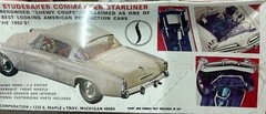 AMT t396 1953 Studebaker Starliner Modern classic vintage KIT 1/25 McM FS