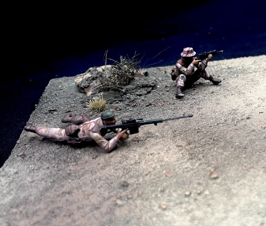 1/35 Scale Military Diorama Base Terrain Display Model Soldiers Figures Diecast