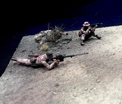 1/35 Scale Military Diorama Base Terrain Display Model Soldiers Figures Diecast