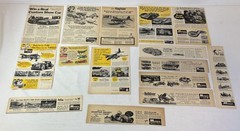 1960s MONOGRAM model/hobby kit ad lot/collection ~ lot of 37 ads