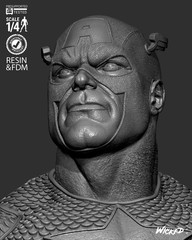 Captain America Retro Comic Bust model kit unassembled unpainted see Description