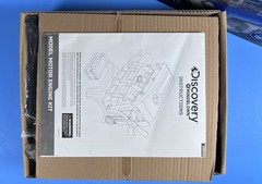 Discovery Mindblown Model Engine Kit 104 Pcs STEM Sealed Internal Bags Open Box