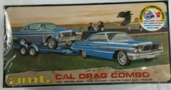 AMT 1223 1:25 Cal Drag Combo 1964 Galaxie Model Kit