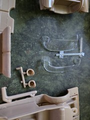 AMT 1957 CHEVY BELAIR 1/25 Model Body & Suspension Parts 6563 STK E57A