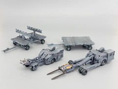 ZIMI Model 80160 1/48 U.S.Weapon Loading Cart Model(NO Missiles & Bombs Included