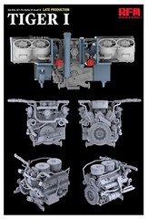 RYEFIELD MODEL RM-5080 1/35 Sd.Kfz.181 Tiger I Late Production w/ Full Interior
