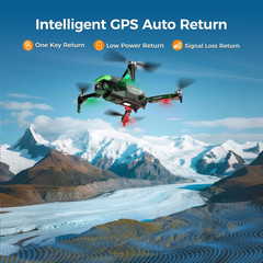 S8 GPS Drones with EIS 4K Camera for Adults Kids, 5″ Screen on Controller,60 Min