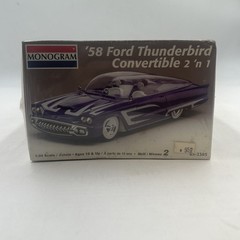 Model Kit Car Monogram 58’ Ford Thunderbird Convertible 2 ‘n 1 85-2385