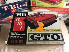 AMT 3 Way 1965 Pontiac GTO Tempest Drag Fastback CONVERTIBLE 5615-150 BOX 1:25