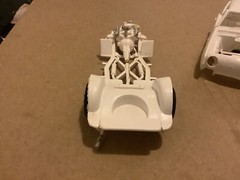 1 25 scale model parts Avanti Partially Built Body Chassis Engine No Box