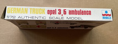 ESCI German Truck Opel 3,6 Ambulance 1/72 Scale Kit #8035 Open Box Complete kit