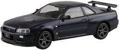 AOSHIMA 1/32 The Snap Kit Series Nissan R34 Skyline GT-R Midnight Purple III